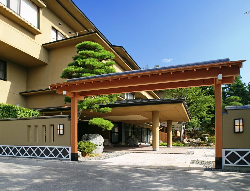 ホテル 浅間温泉 山映閣 松本市 エクステリア 写真